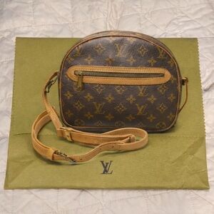 Louis Vuitton Monogram Senlis shoulder-Crossbody bag vintage w/authentication